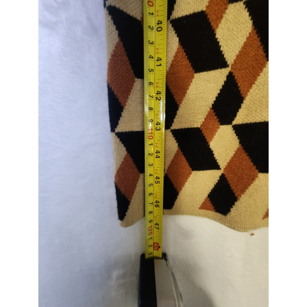 House of Harlow 1960 Geometric Print Sleeveless Knit Midi Dress Women's M - Picture 9 of 12